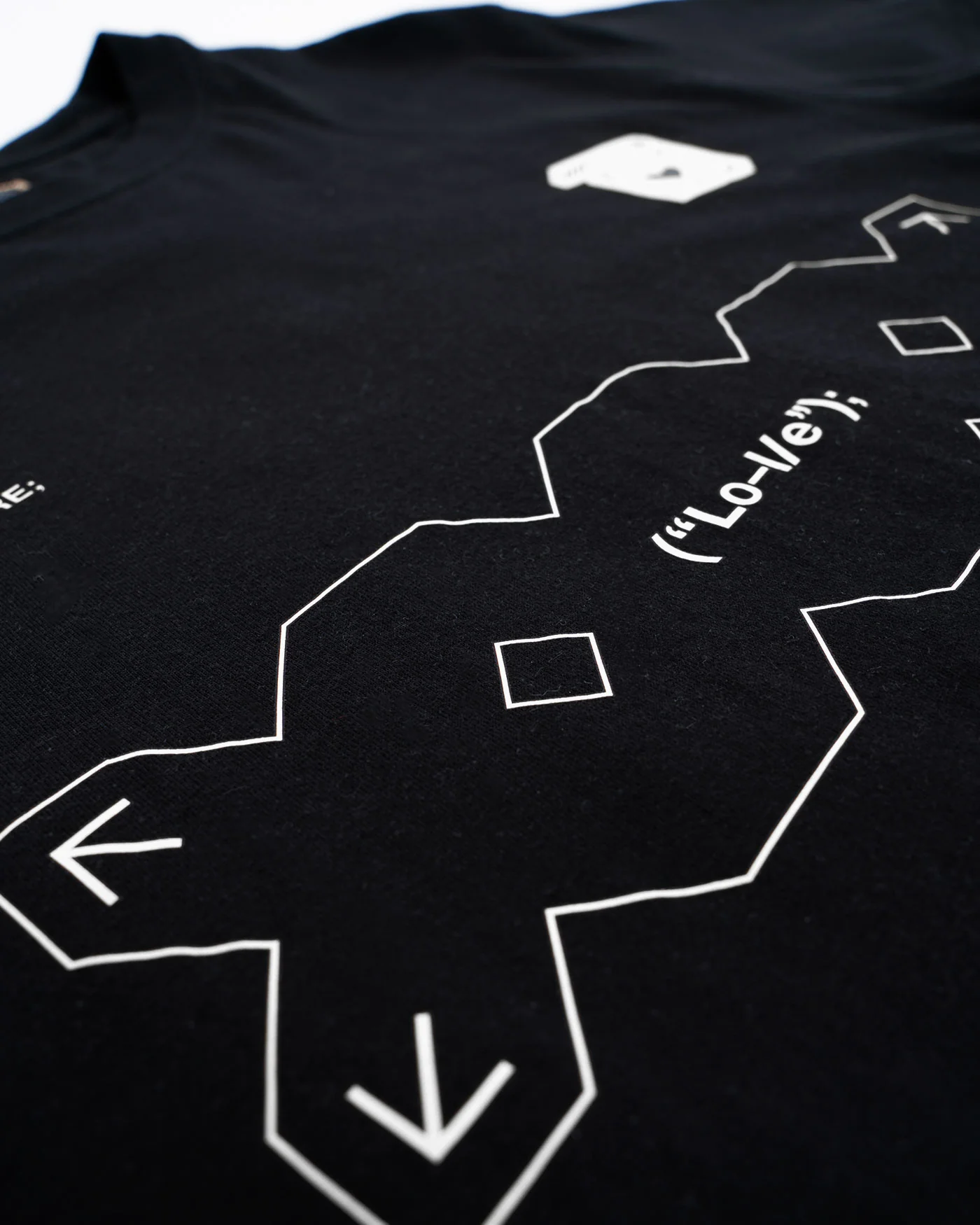Black Printstream T-Shirt | "Lo-I/e" Gradient Edition - Image 4