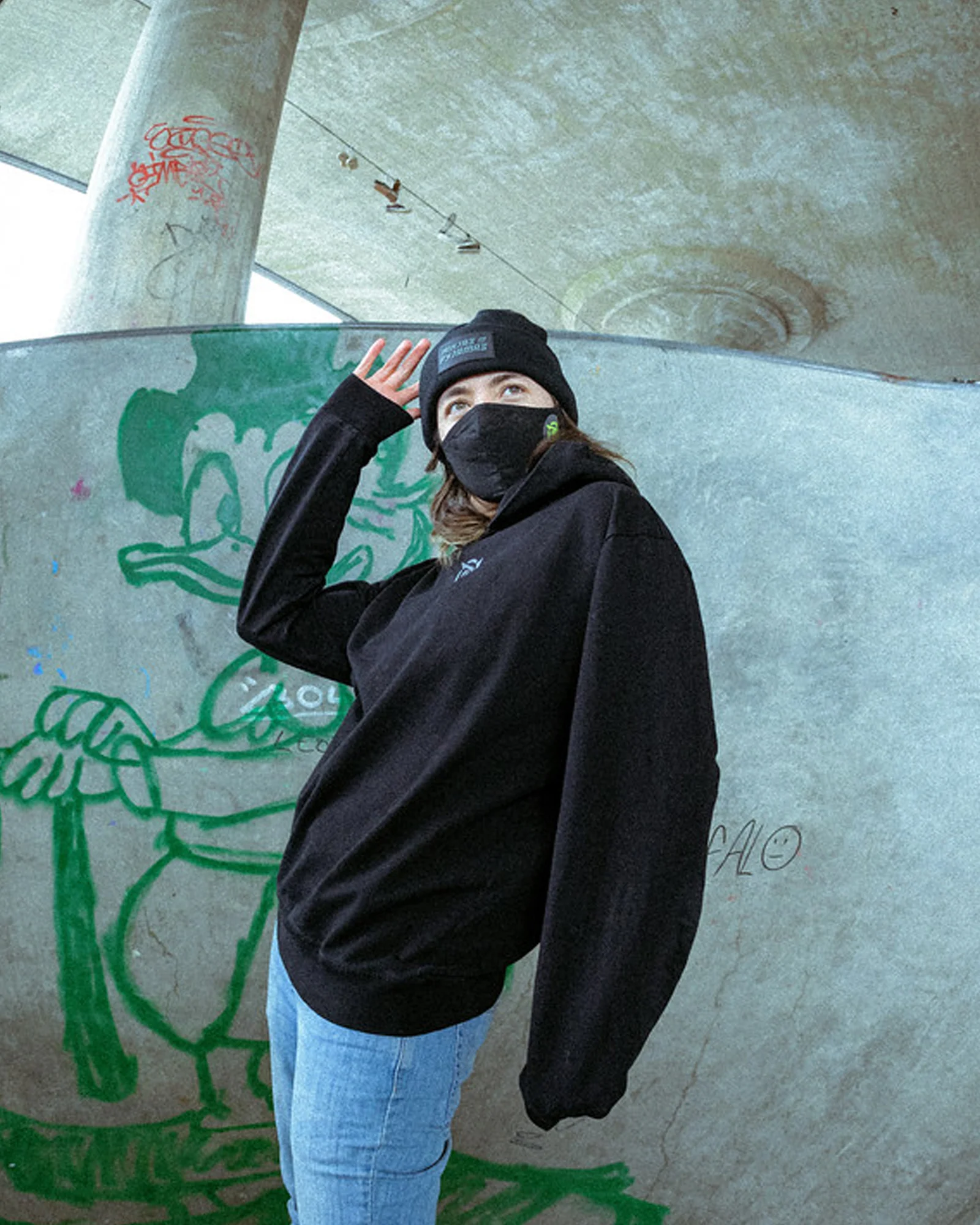 Kurashikku Beanie - Black - Image 3